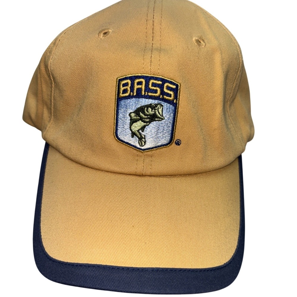 ESPN Outdoor Bass Fishing Adjustable Yellow Hat Ball Cap